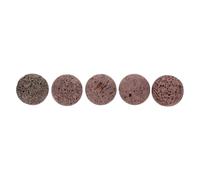 Cabilock 5 Piezas Roca Volcánica, Piedras Redondas sin Procesar | Piedra Natural, Vapor Fino y Uniforme, Reducción de Olores, para Calentador y Parrilla en Spas