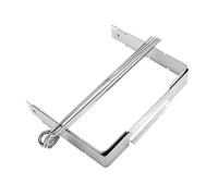 Cabilock Acero Parrilla Portátil de Inoxidable Playa para Exterior | Fácil de Desmontar y Volver a Montar, Almacenamiento Compacto, Color Plata, para Actividades de Barbacoa