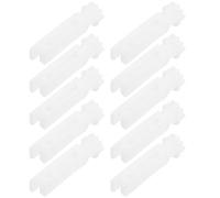 Cabilock Bandalux Recambio 20 Piezas Poleas para Riel de Cortina Rueda Deslizante de Plástico Blanco, Accesorio Fácil de Instalar para Cortinas en Dormitorios y Oficinas