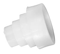 Cabilock Buje Reductor de Muela Abrasiva para Amoladora de Banco, Adaptador de Buje Abs Blanco, para Rueda de 9-12mm, para Talleres y Bricolaje, DIY