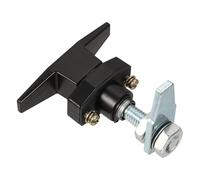 Cabilock Cerradura de vitrina de aleación de zinc con manilla tipo T, diseñada para puertas de alta resistencia en áreas de almacenamiento