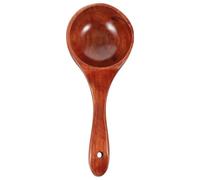Cabilock Cucharón de Madera para Agua de Cocción Diseño para Colgar y Mango Resistente Adecuado para Sauna y Cocina, Pala de Agua Marrón Funcional y Duradera