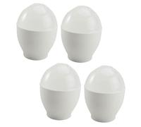 Cabilock Huevo Poche Microondas, Escalfador de Huevos de Pp, 4 Piezas, Apto para Microondas, Preparación Rápida del Desayuno, Accesorio de Cocina
