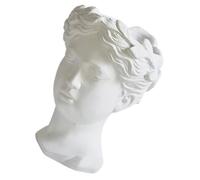 Cabilock Jarrón de Resina Figura de Cabeza, Estilo Vintage, para Arreglo Floral y Decoración del Hogar, Adecuado para Interior y Jardín