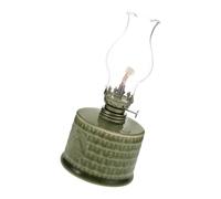 Cabilock Lámpara de Aceite de Cerámica Vintage, Pintada a Mano, Resistente al Calor Roturas, Adecuado para Salón o Sala de Té, Decoración Retro