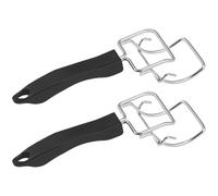 Cabilock Pinzas Para Bandeja De Horno Clips Para Rejilla Y Extracción De Bandejas Resistentes Al Calor Juego De 2 Herramienta De Cocina Para Manipulación Segura