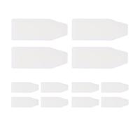 Cabilock Puntas de Repuesto Uso Versátil para 20 Marcadores de Pintura de Fieltro Blanco, 8mm Plana para Marcar y Escribir Bolígrafos de Pintura y Rotuladores de Tiza Líquida