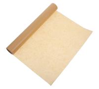 Cabilock Rollo de Papel de Pergamino para Hornear Marrón, Papel de Horno Desechable y Fácil de Limpiar, Adecuado para Pan y Verduras en Horno y Freidora de Aire