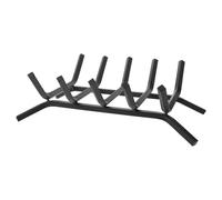 Cabilock Soporte Metálico para Leña Negro de Estilo Moderno y Minimalista
