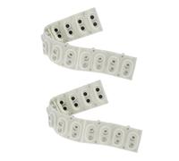 Cabilock Tira de Goma Conductora de Silicona para Teclado de Piano Electrónico 12 Teclas, Almohadilla de Contacto de Goma para Reparación, 2 Piezas para Teclado Piano Eléctrico