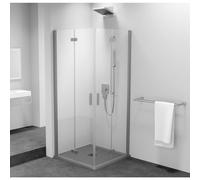 Cabina de ducha rectangular Polysan ZOOM, 700x800 mm, entrada por un lateral