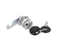 Cabinet Cam Lock 16-30mm Cold Rolled Steel With 2 Keys | Cold Rolled Steel, Fits Wood/metal/glass, For Drawers Lockers Mailboxes, 19mm Hole, Keyed To Differ