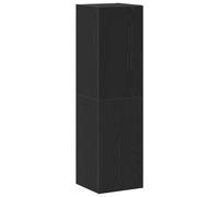 Cabinet de TV vidaXL Negro Roble 30,5x30x110 cm Madera Ingenierizada