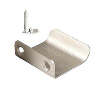 Cabinet Finger Pulls - 3,8 x 3,8 x 1,5 cm, mango invisible de acero inoxidable, 2,5 cm, accesorio para muebles de espacio de 2,5 cm, moderno pomo para armarios de cocina, Wardrobe, Cupboard, Office