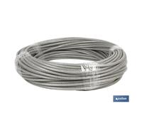 Cable acero (10mm) 8x10mm 6x19+1 plast. (50m)