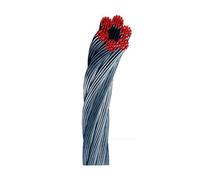 Cable acero galva. 2 mm 6x 7+1 rollo 10 mt