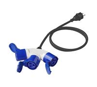 Cable Adaptador 150cm 3x2, 5mm ² De Schuko Enchufe Según 3x Cee 16A IP44 Camping