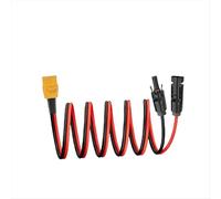Cable adaptador de carga para panel solar de 10 AWG y 2 m a XT90 hembra para estaciones de energía portátiles, baterías de litio y drones.