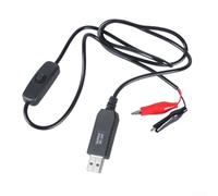 Cable adaptador de conector USB macho con interruptor | Extensión de panel solar de 1 m para fuente de alimentación de 5 V, 9 V, 12 V, cableado flexible para proyectos de jardín en casa (voltaje 12 V)