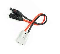 Cable adaptador en Y para panel solar, 50 A, conector divisor de 30 cm, 6 | Conecta tus paneles solares con facilidad con este cable adaptador en Y flexible de 30 cm y 6 mm² que soporta salidas de