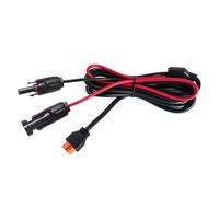 Cable adaptador solar portátil | Conector XT60I-F, cubierta de PVC de 2M, cable principal de 14 AWG para enrutamiento de entrada de equipos