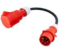 Cable adaptador Unitec H07RN-F 5G2.5 mm², 0,5 m, 16/32 A