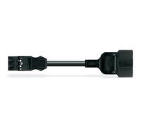 Cable Adaptador Wago Eca Con Conector Schuko 2M Negro - 771-9993/406-201