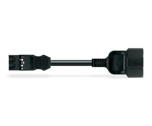 Cable Adaptador Wago Eca Con Conector Schuko 2M Negro - 771-9993/406-201