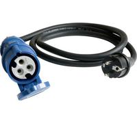 Cable adaptador WK CEE, conector Schuko, conector de 3 polos, 1,5 metros