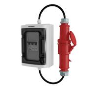 Cable alargador adaptador CEE enchufe 32A a acoplamiento 32A con fusible C32