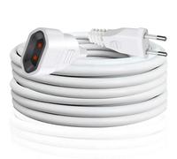 Cable Alargador de Enchufe Plano Electrico Corriente Extensible con Protección