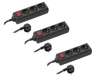 Cable alargador Meister de 3 pines, juego de 3 cables de 1,4 m, IP20 para uso en interiores