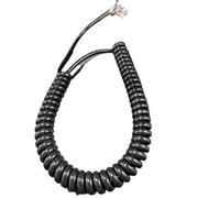 Cable blindado en espiral con resorte de 8 núcleos 22 AWG 0,3 mm2 - Cable telescópico estirable de 1 a 15 m for alimentación(Stretch 10Meters)