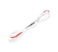 Cable calefactor de silicona aislado de 12 V para baja tensión, 3 m | Cable flexible con extremos de conexión precableados