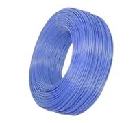 Cable calentador flexible Cable de cobre estañado con silicona for elementos calefactores domésticos, calefactor control temperatura 2/5/10 m, 1 unidad(Blue,2M*18)