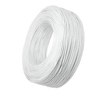 Cable calentador flexible Cable de cobre estañado con silicona for elementos calefactores domésticos, calefactor control temperatura 2/5/10 m, 1 unidad(WHITE,5M*24)