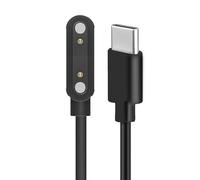 Cable Cargador para Plaud Note Pro, Compatible con grabadora Digital de IA, Cable de alimentación y estación de Carga (Negro, USB C)