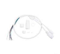 Cable CCTV de doble función con RJ45 para red y CC hembra Power 5 5x2 1mm conector para cámara IP módulo PCB, longitud de 70 cm
