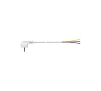 Cable con clavija schuko 1,5m 3x1.5mm 4,8mm 16a 250v t/tl blanco. solera 7000/1,5