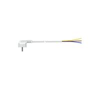 Cable con clavija schuko 2m 3x1,5mm 4,8mm 16a 250v tl blanco - soler