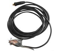 Cable de abrazadera de tierra de soldadura de 300 A con mango aislado para máquinas inversoras de soldadura MMA utilizadas en astilleros y minas (7 m)