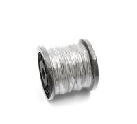 Cable de Acero Inoxidable,Cuerda de Alambre Cable de acero inoxidable 304 con revestimiento transparente PVC 100 metros, diámetro 0,8 mm, 1,5, 2 y 3(Diameter 1mm,100M)