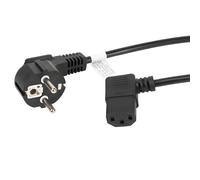 Cable de alimentacion lanberg schuko cee 7 - 7 a iec320 c13 acodado 1.8m
