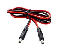 Cable de cableado de 5,5 x 2,5 mm, 14 AWG, conector de 1 metro | Iluminación LED, panel solar, ventilador, instalación 12-24