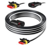 Cable de carga de 5 metros para transformador de alimentación y estación de carga, compatible con Husqvarna Automower 320 330x 2013-2015, 105 305 310 315X 405X 415X 420 430X 2015+, para Gardena 2016+
