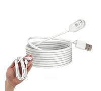 Cable de Carga Magnético de 3m para Cámaras Arlo Pro 3, 4, 5S y Ultra 1, 2 | Conector de 3 Pines 5V, Sistema de Protección contra Sobretensiones, Material Ignífugo, Suministro de Energía Continuo
