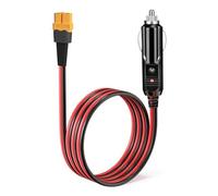 Cable de carga para encendedor de coche XT60, 12 V/24 V para centrales eléctricas: EcoFlow, Bluetti EB55, ALLPOWERS S2000, Anker 757/767, 14 AWG