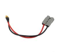 Cable de carga solar para adaptador XT60 10AWG 30 cm - Cable solar resistente para estación de energía para ecoflow para ancla para bluetti - IP20 gris