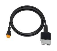 Cable de carga solar XT60F 14 AWG 5 m de alta corriente | 50 A de alta corriente, longitud XT60F, para ecoflow River/transferencia de energía eficiente
