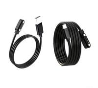 Cable de carga USB CA compatible con Plaud Note y para grabadora de voz Plaud Note Pro Ai, cable de alimentación de repuesto de 3.3 pies con construcción robusta de ABS para carga rápida, color negro